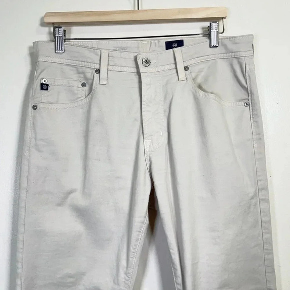 Ag Adriano Goldschmied The Nomad Beige Chino Khaki Stretch Pant - Picture 2 of 13